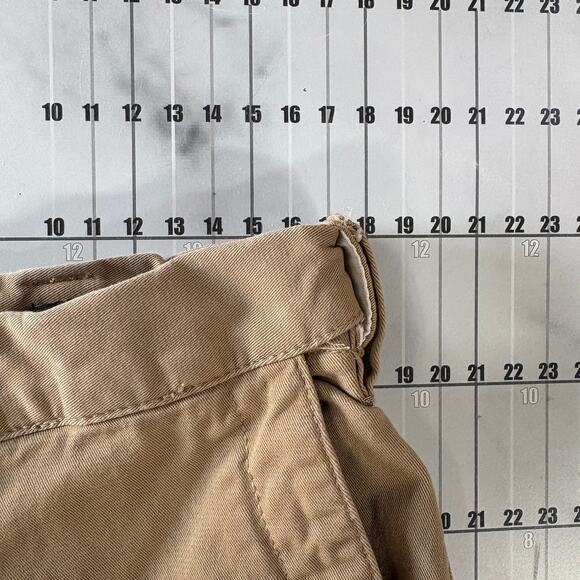 Dockers Cargo Pants Mens 34x29 Tan Straight Stretch Loose Chino Faded Preppy Y2K - Picture 10 of 11